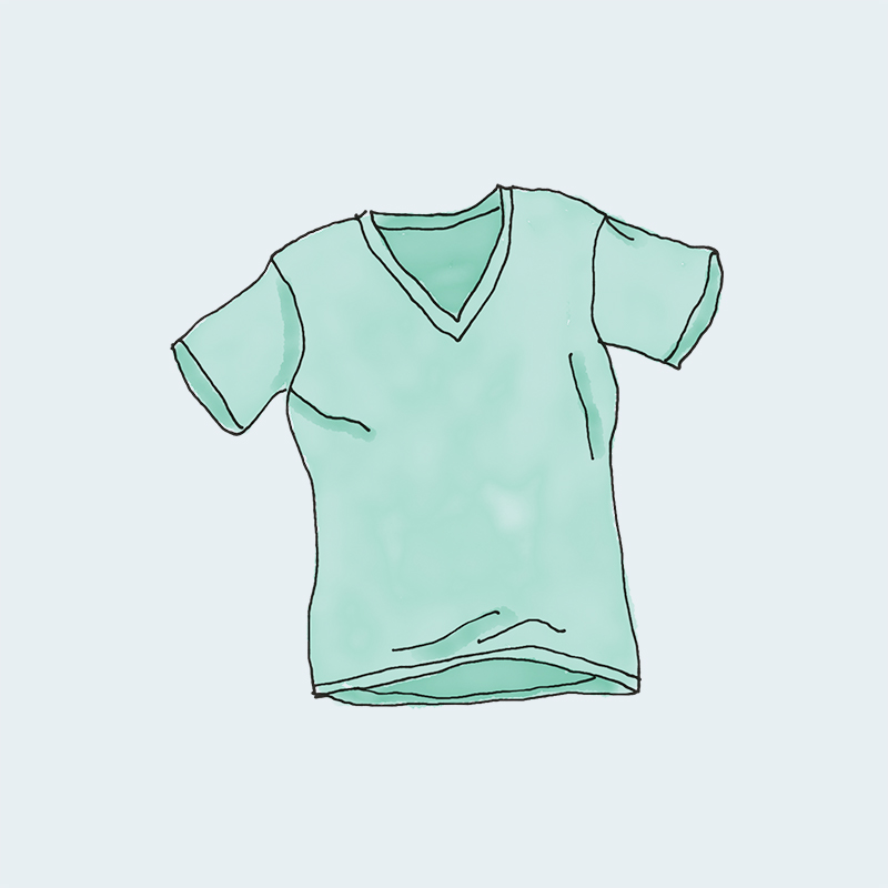 V-Neck T-Shirt - Slika 2